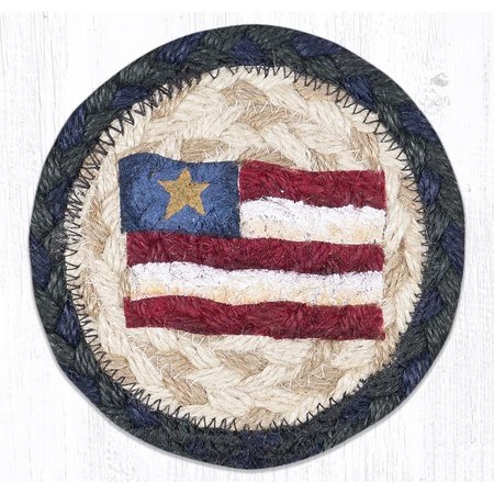 CAPITOL IMPORTING CO 5 x 5 in. IC-15 Primitive Star Flag Printed Coaster 31-IC015PSF